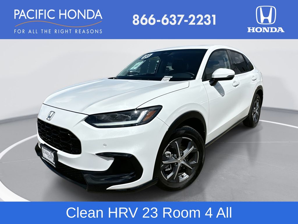 Platinum White Pearl 2023 Honda HR-V EX-L FWD SUV / Crossover Front-Wheel Drive Continuously Variable Transmission