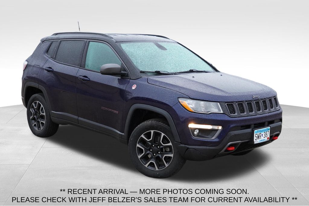 Jazz Blue Pearlcoat 2018 Jeep Compass Trailhawk 4WD SUV / Crossover Four-Wheel Drive 9-Speed Automatic