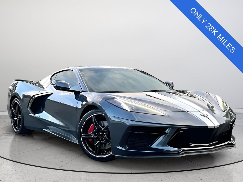 Shadow Gray Metallic 2020 Chevrolet Corvette Stingray 2LT Coupe RWD Coupe Rear-Wheel Drive 8-Speed Dual Clutch