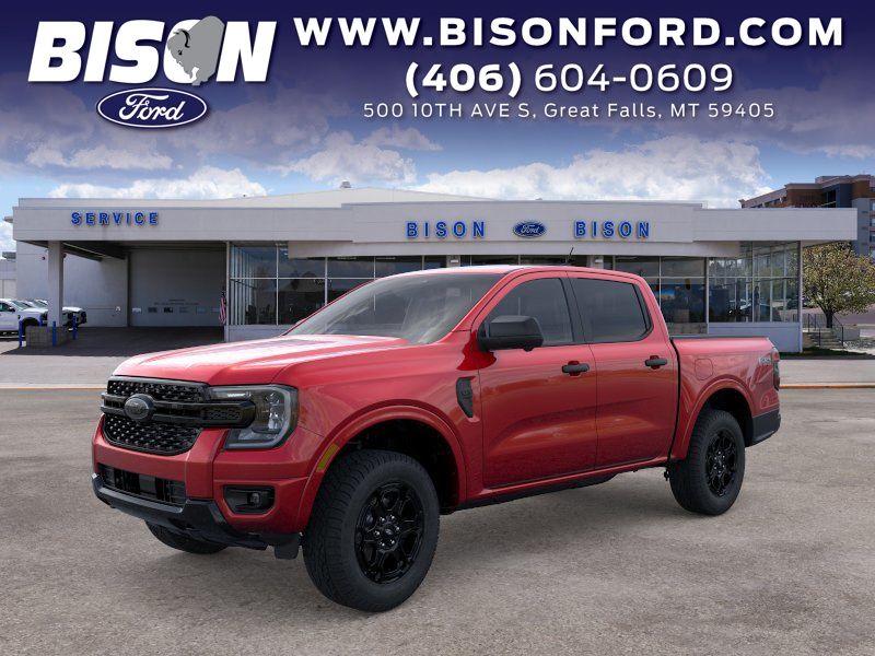 Ruby Red Metallic Tinted Clearcoat 2026 Ford Ranger Pickup Truck Four-Wheel Drive Automatic