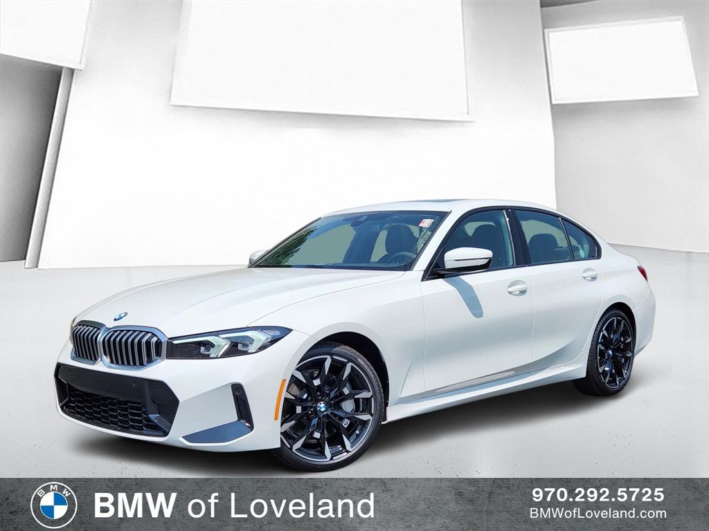 Alpine White 2026 BMW 3 Series Sedan All-Wheel Drive 8-Speed Automatic