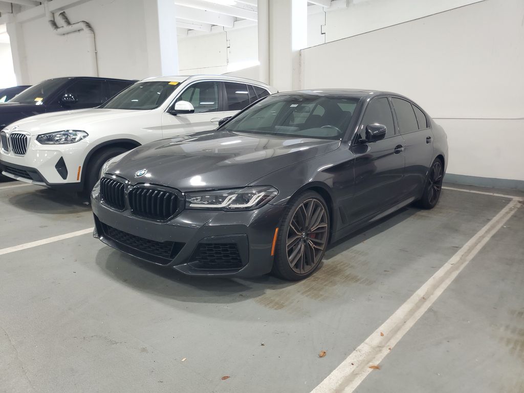 Gray (Dark Graphite Metallic) 2023 BMW 5 Series Sedan All-Wheel Drive 8-Speed Automatic