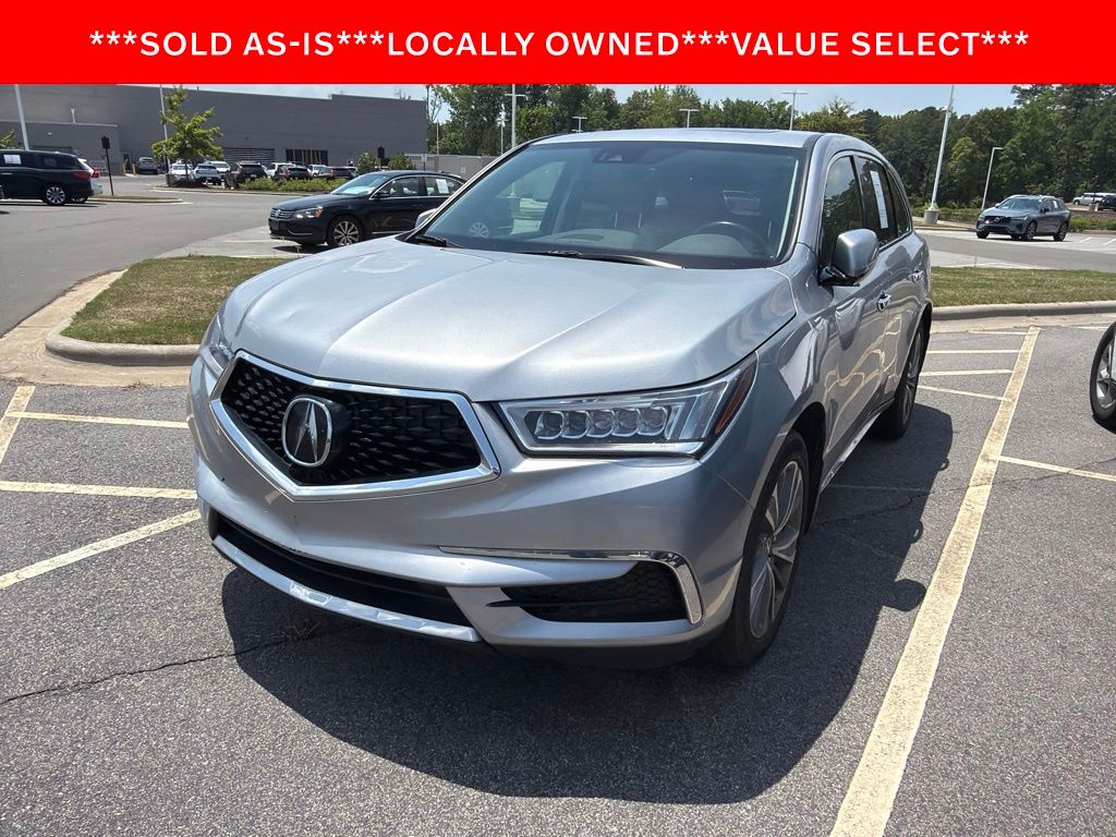 Lunar Silver Metallic 2018 Acura MDX SUV / Crossover All-Wheel Drive 9-Speed Automatic