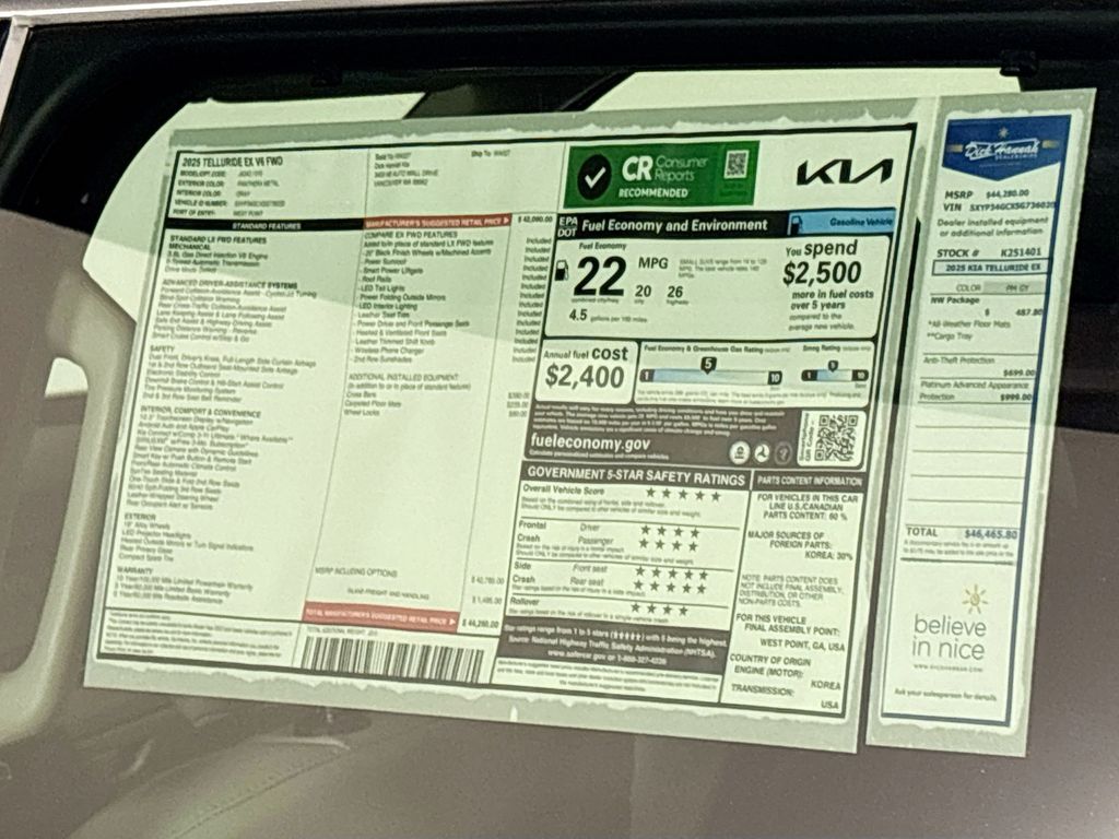 2025 Kia Telluride EX