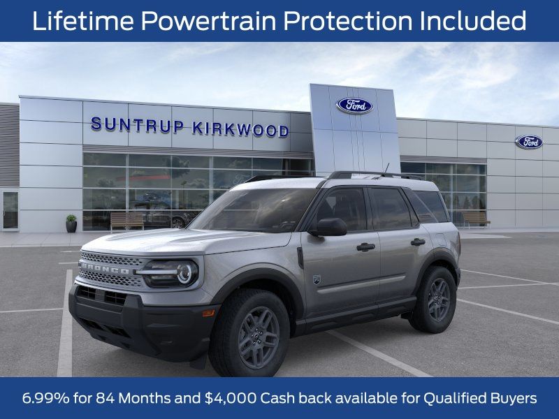 Carbonized Gray Metallic 2025 Ford Bronco Sport SUV / Crossover All-Wheel Drive 8-Speed Automatic