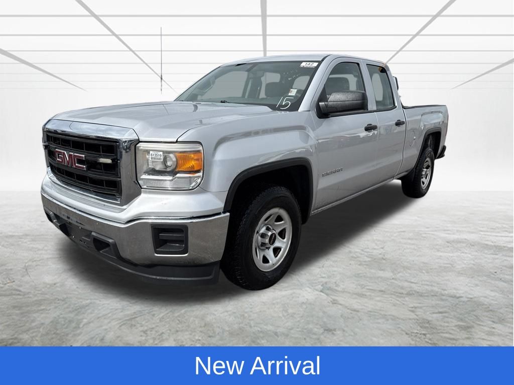Quicksilver Metallic 2015 GMC Sierra 1500 Base Double Cab Pickup Truck 4X2 6-Speed Automatic Overdrive