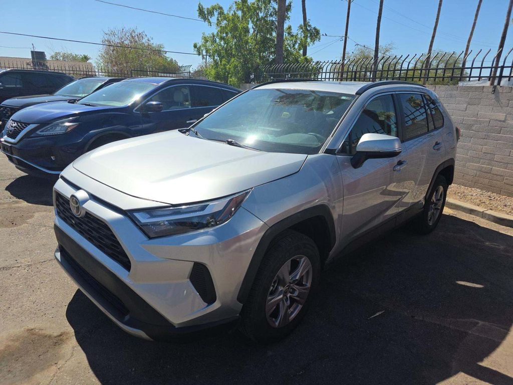 Silver Sky Metallic 2025 Toyota RAV4 Hybrid XLE AWD SUV / Crossover All-Wheel Drive Continuously Variable Transmission