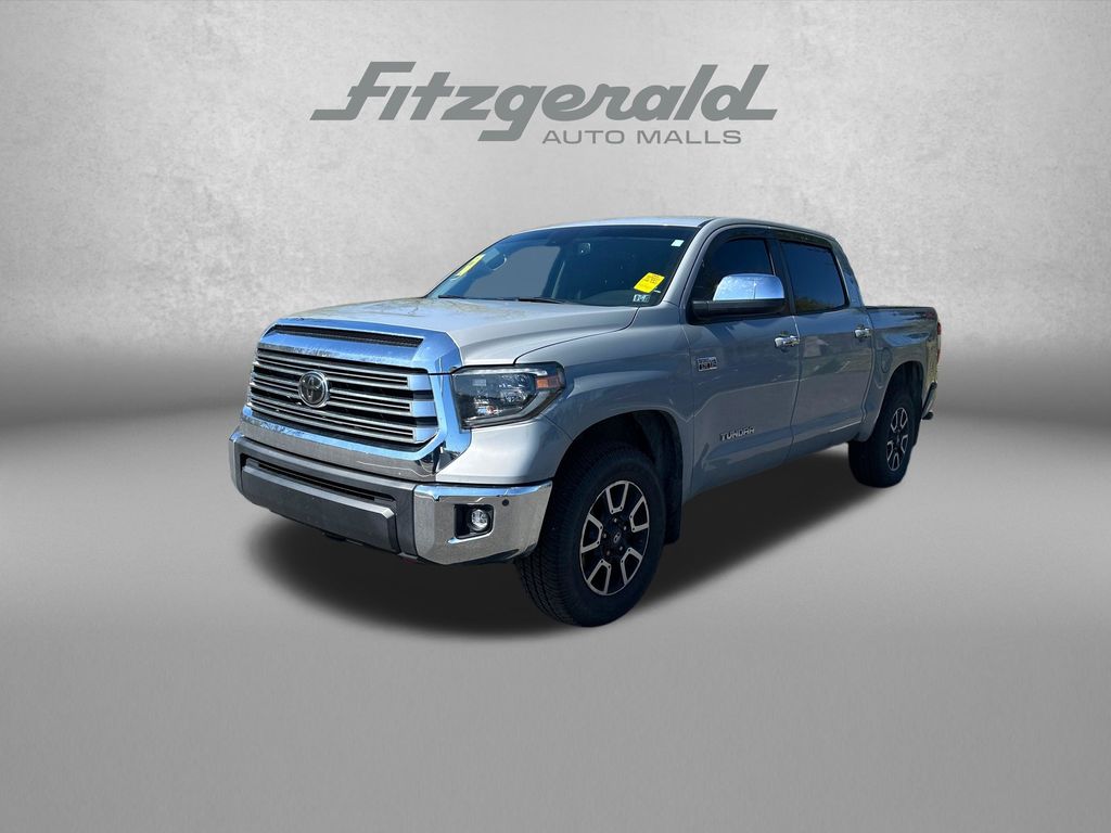 Cement Gray 2020 Toyota Tundra Limited CrewMax 4WD Pickup Truck Four-Wheel Drive 6-Speed Automatic