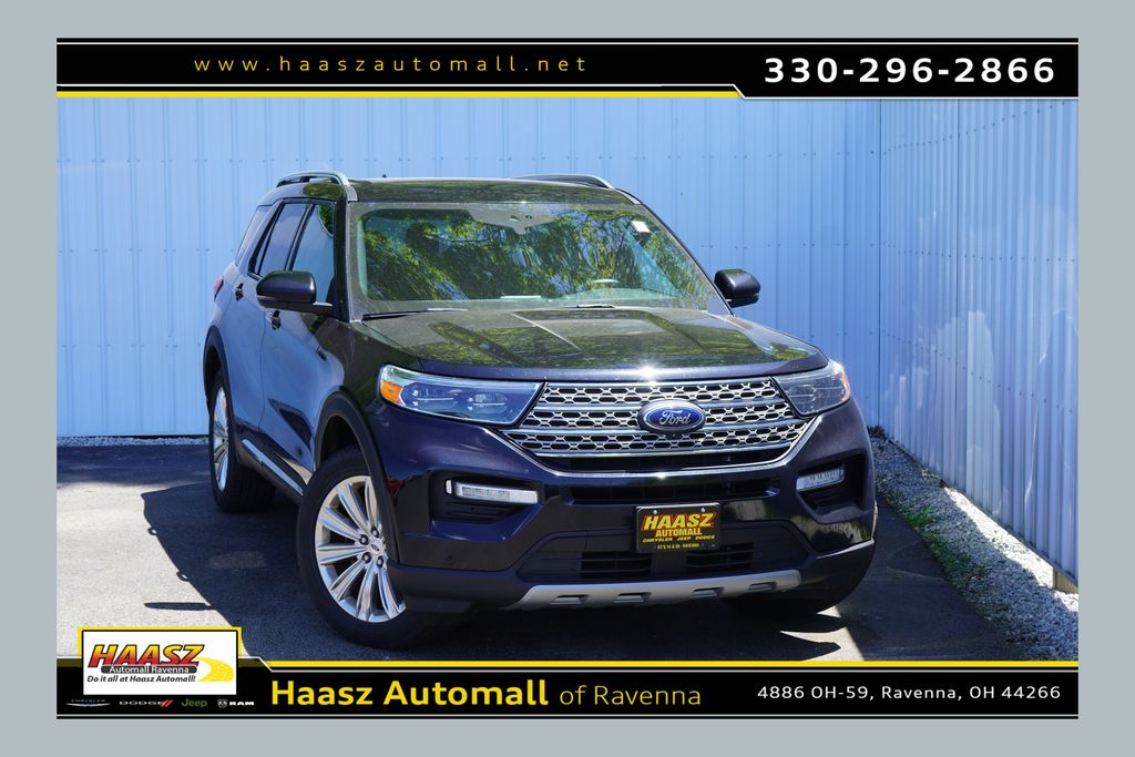 Black Metallic 2020 Ford Explorer SUV / Crossover All-Wheel Drive Automatic