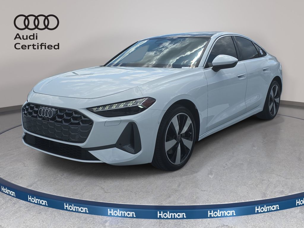 Arkona White 2025 Audi A5 Sedan All-Wheel Drive 7-Speed Automatic
