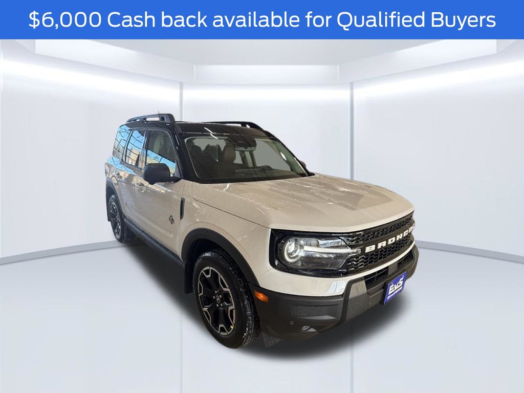 Oxford White 2025 Ford Bronco Sport SUV / Crossover All-Wheel Drive 8-Speed Automatic