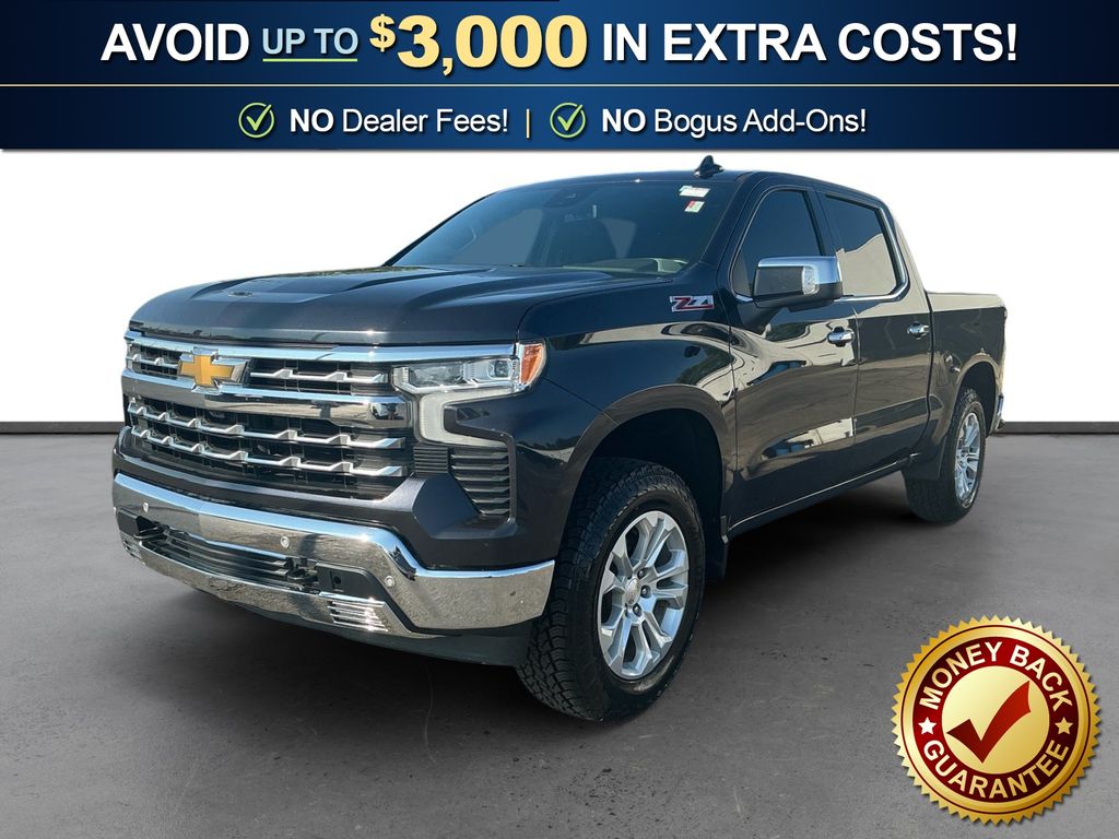 Dark Ash Metallic 2022 Chevrolet Silverado 1500 Pickup Truck Four-Wheel Drive Automatic