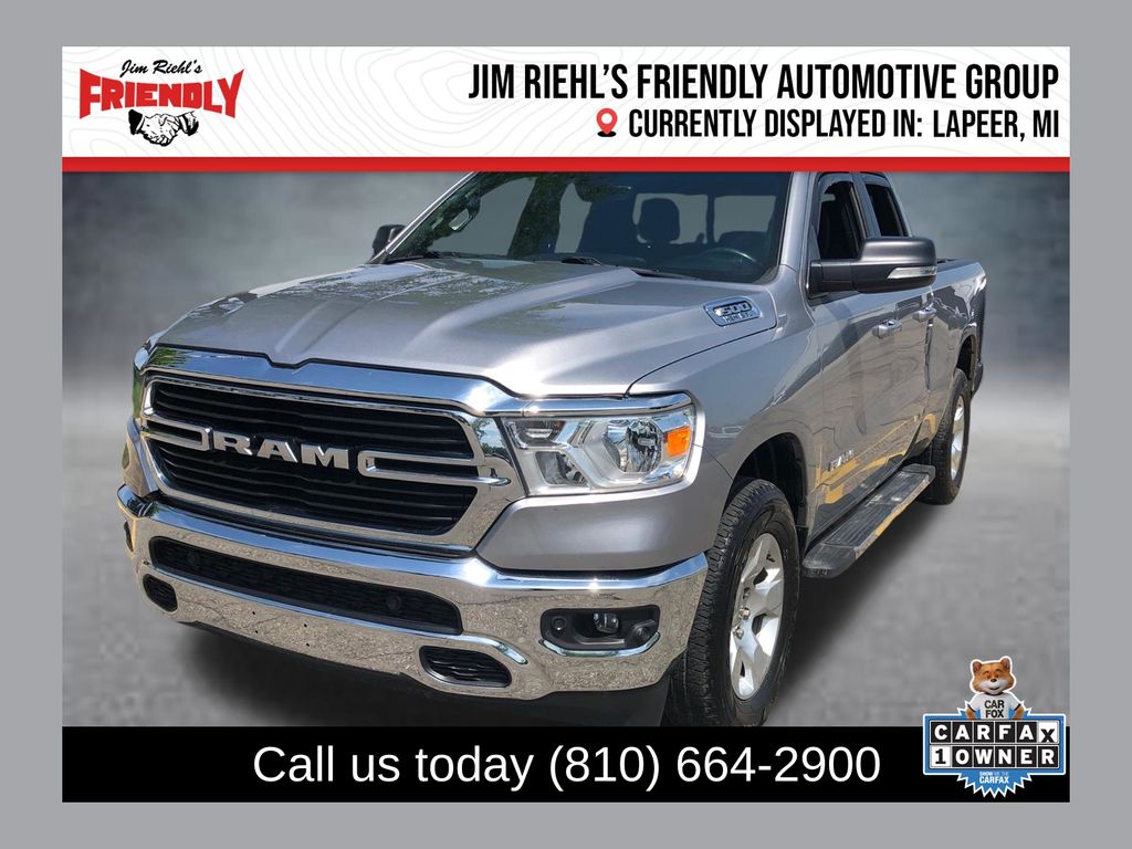 Billet Silver Metallic Clearcoat 2021 RAM 1500 Pickup Truck Four-Wheel Drive 8-Speed Automatic