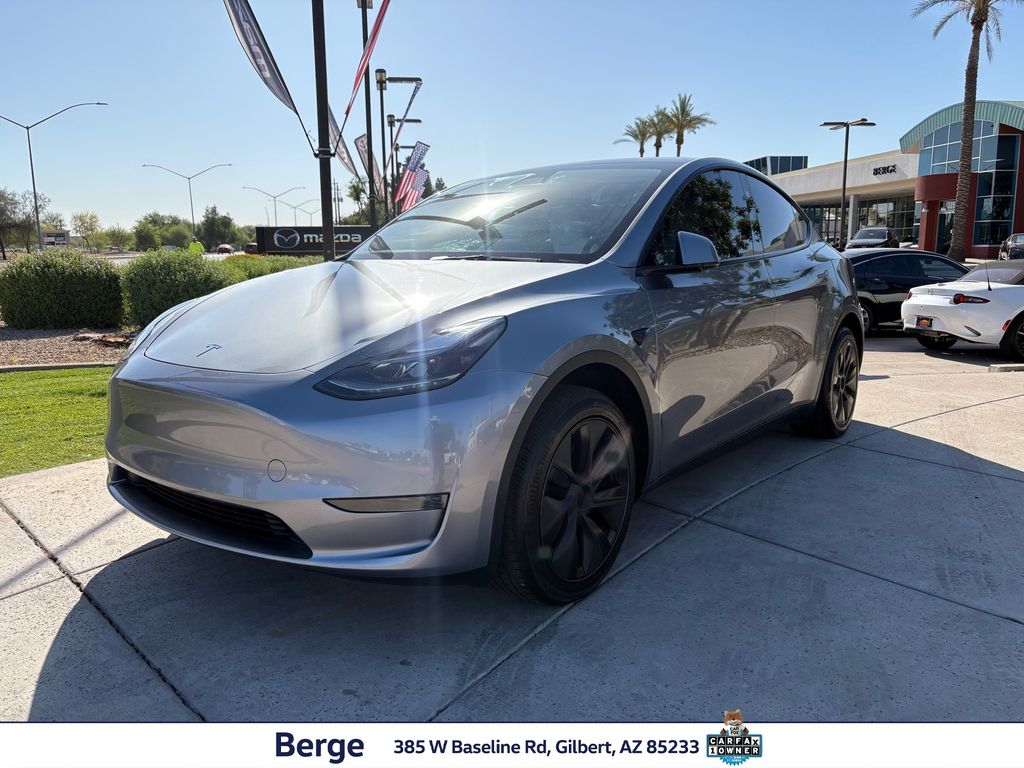 Stealth Gray 2025 Tesla Model Y Long Range RWD SUV / Crossover Rear-Wheel Drive 1-Speed Automatic