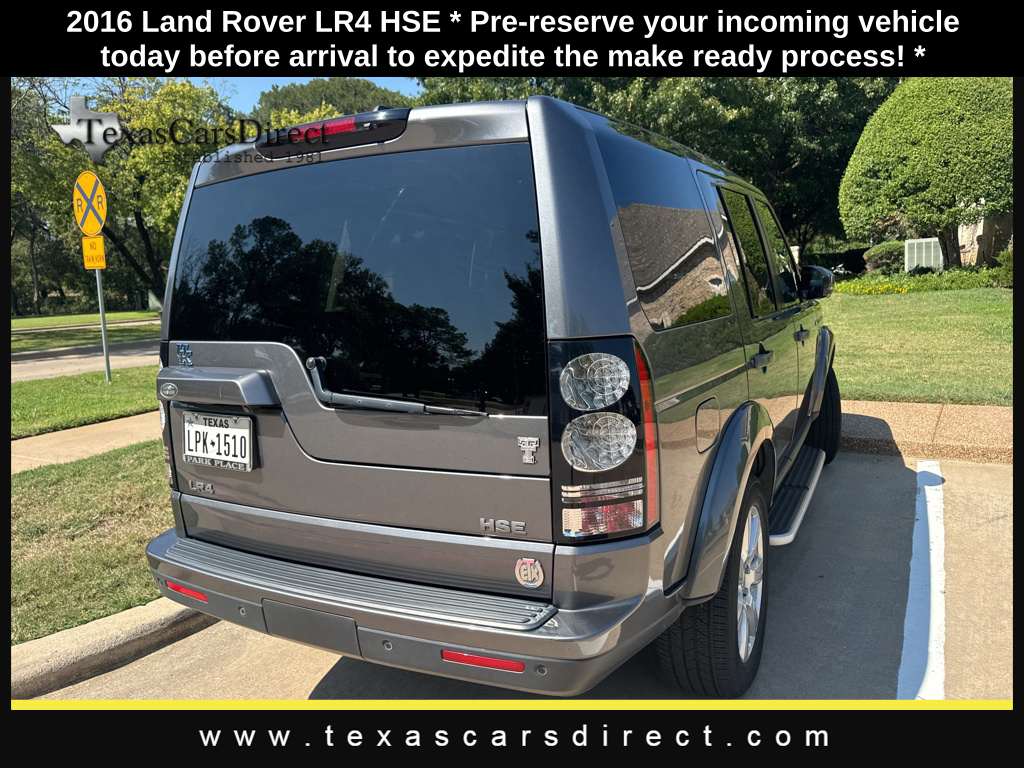 2016 Land Rover LR4 HSE 13