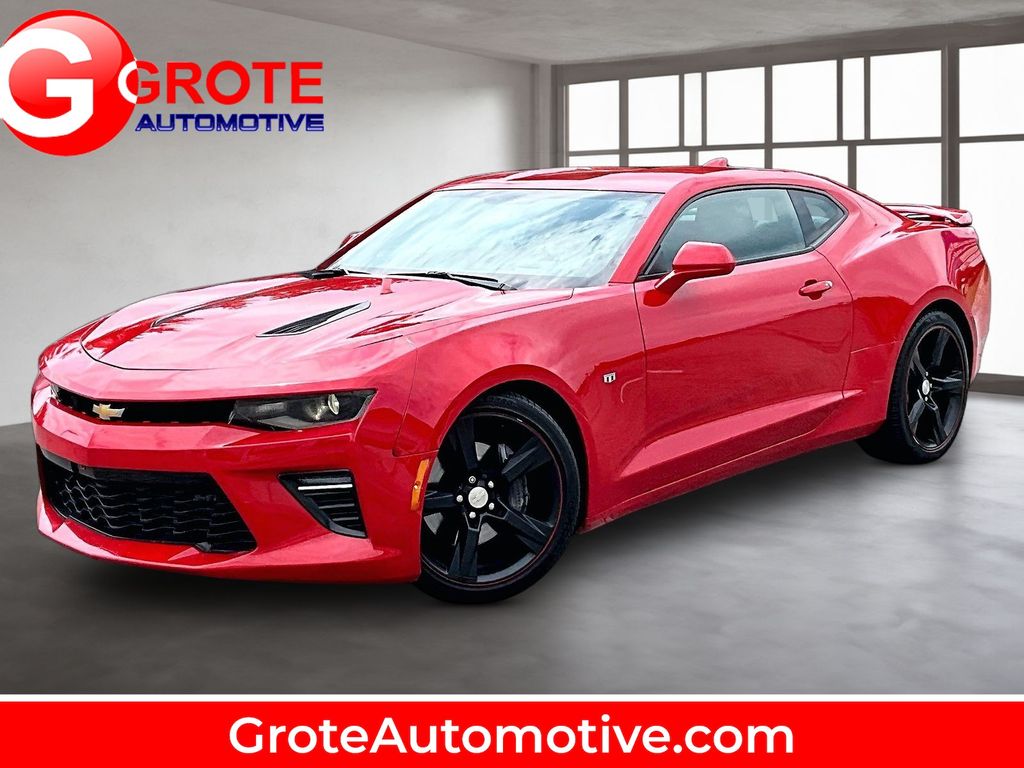 Red Hot 2017 Chevrolet Camaro Coupe Rear-Wheel Drive 8-Speed Automatic