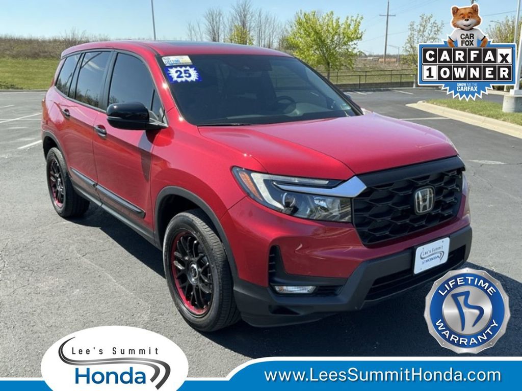 Radiant Red Metallic II 2025 Honda Passport EX-L AWD SUV / Crossover All-Wheel Drive 9-Speed Automatic