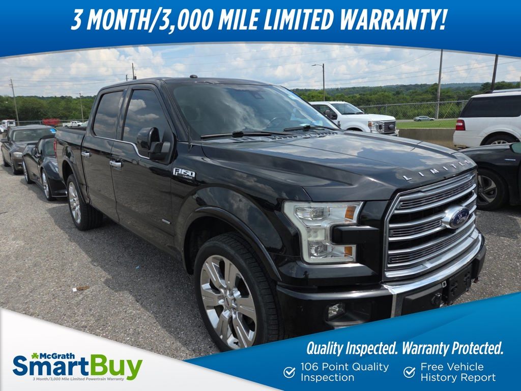 Shadow Black 2017 Ford F-150 Pickup Truck Four-Wheel Drive Automatic