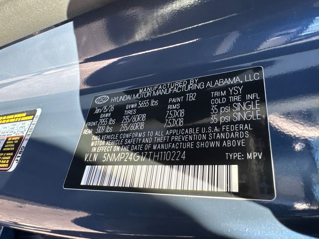 New 2026 Blue Hyundai SEL image 22