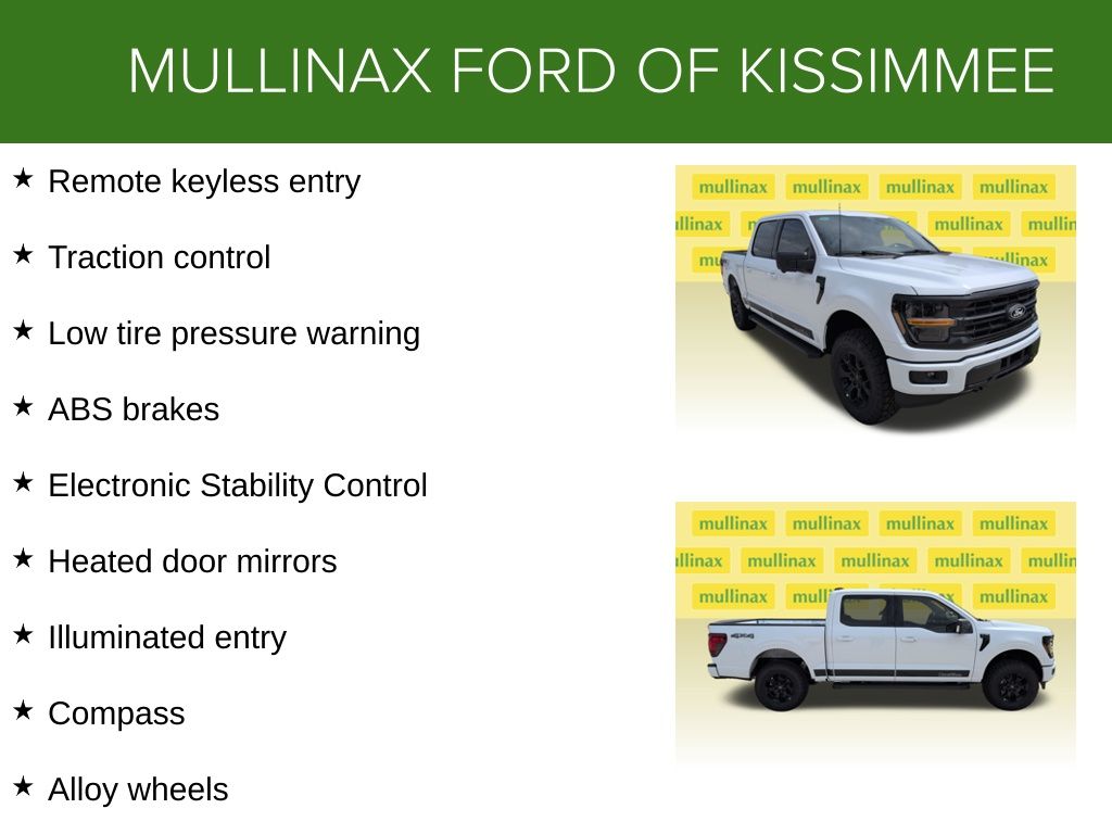 New 2026 White Ford XLT DARK TRAIL image 4