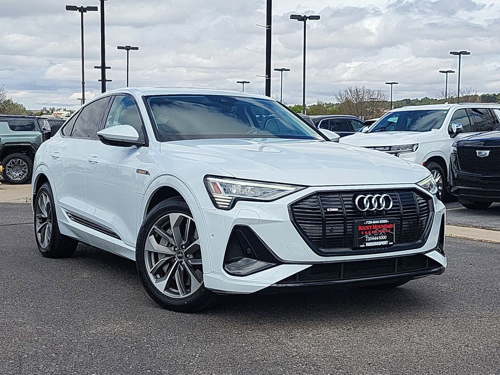 Glacier White 2021 Audi e-tron quattro Premium Plus Sportback SUV / Crossover All-Wheel Drive 1-Speed Automatic