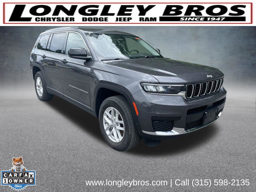 Baltic Gray Metallic Clearcoat 2023 Jeep Grand Cherokee L Laredo 4WD SUV / Crossover Four-Wheel Drive 8-Speed Automatic