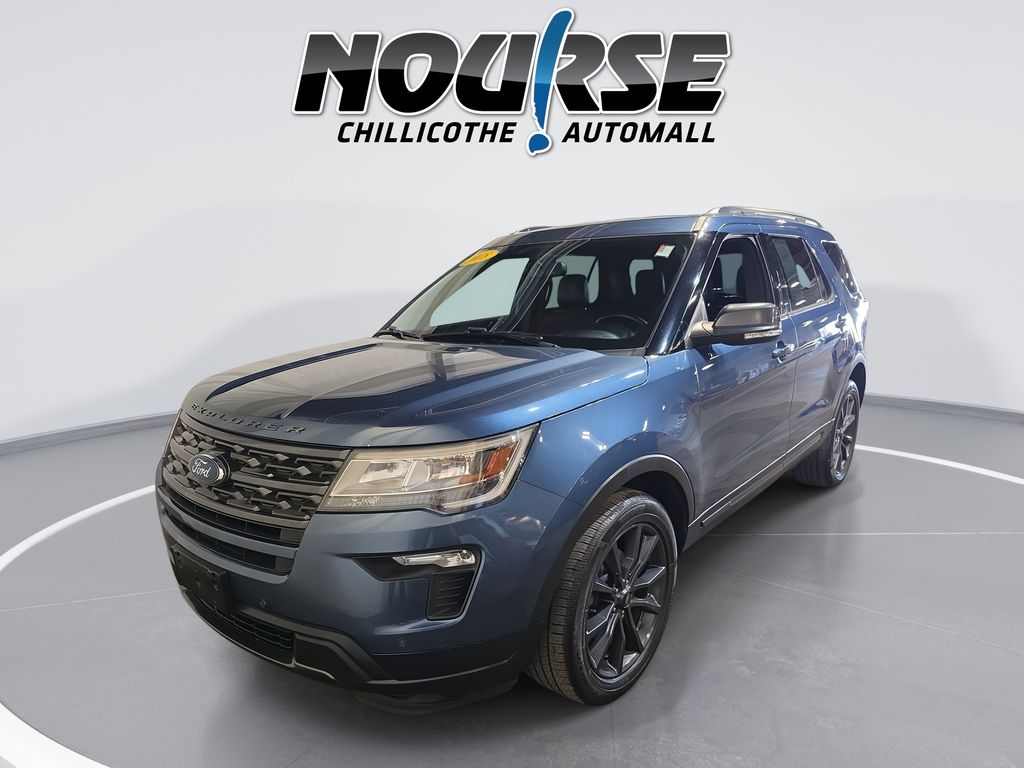 Blue Metallic 2018 Ford Explorer SUV / Crossover All-Wheel Drive 6-Speed Automatic