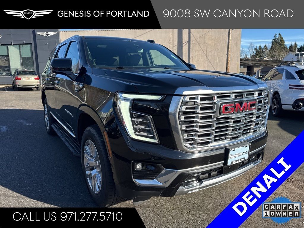 Onyx Black 2025 GMC Yukon Denali 4WD SUV / Crossover Four-Wheel Drive