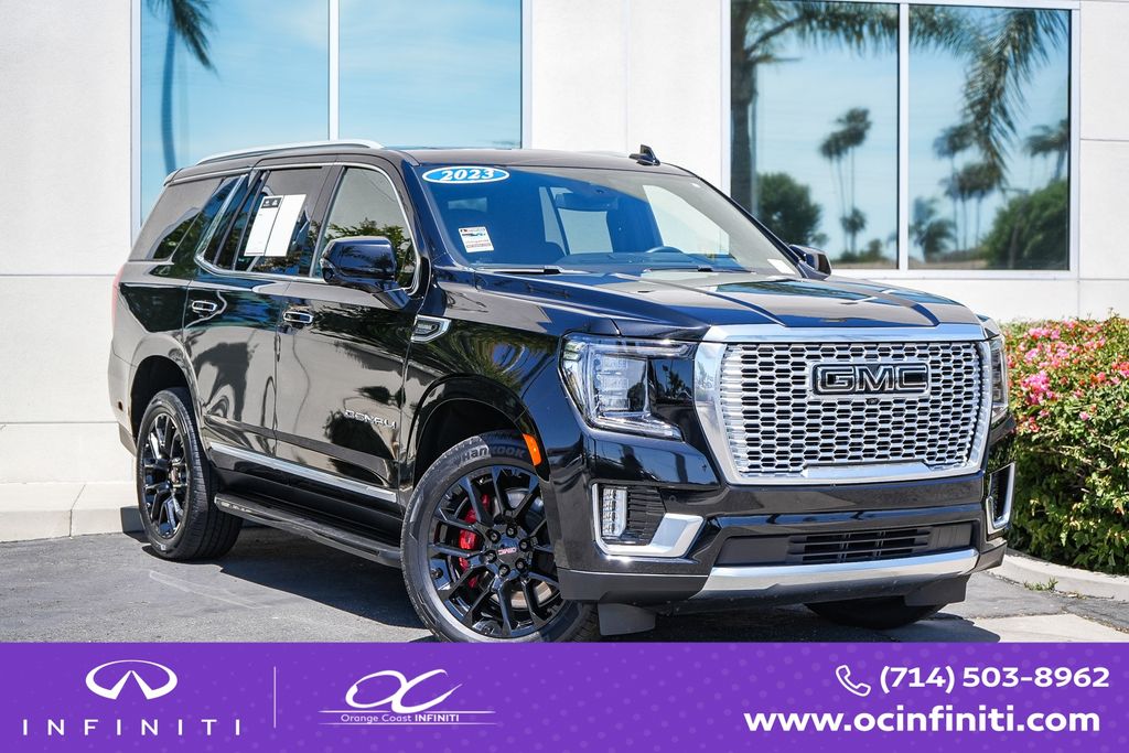 Onyx Black 2023 GMC Yukon Denali 4WD SUV / Crossover Four-Wheel Drive