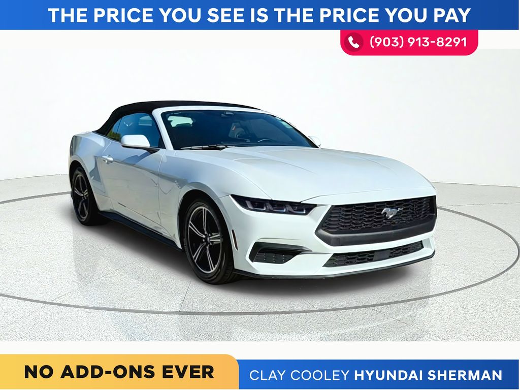 Oxford White 2025 Ford Mustang Convertible Rear-Wheel Drive Automatic