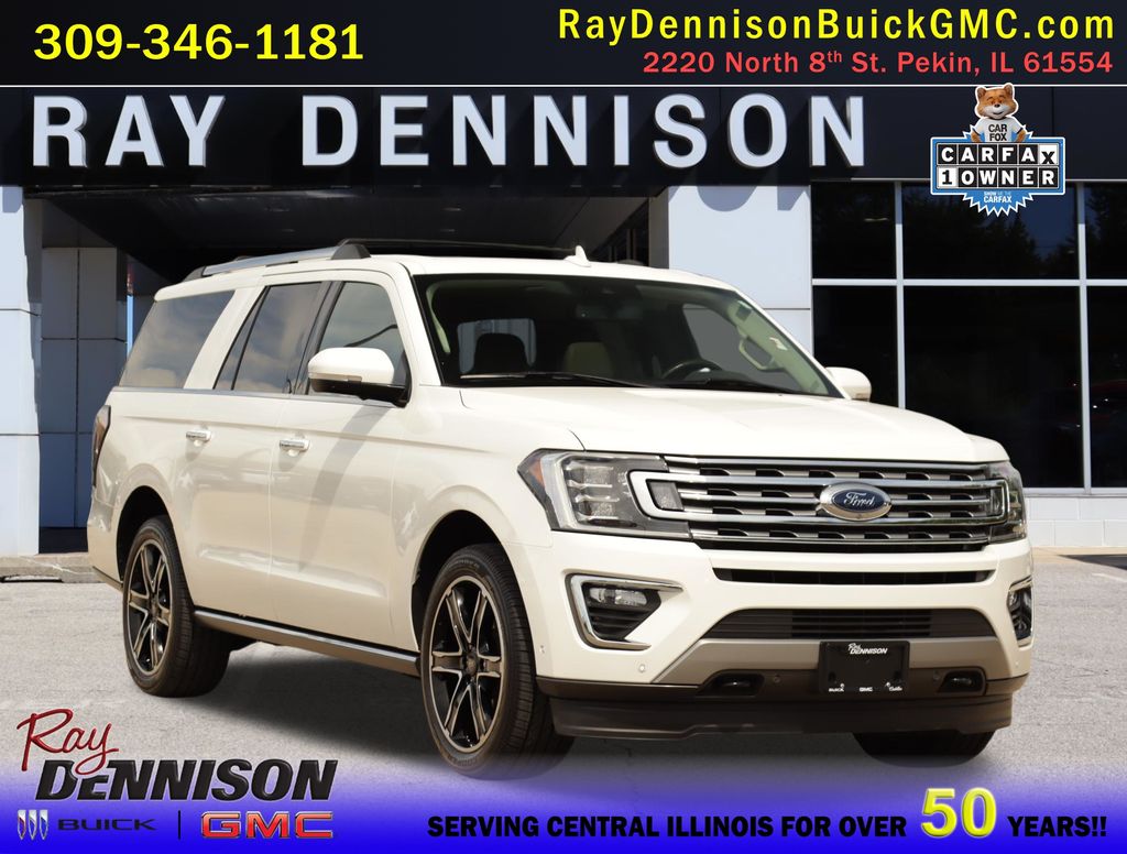 White Metallic 2021 Ford Expedition MAX Limited 4WD SUV / Crossover Four-Wheel Drive Automatic