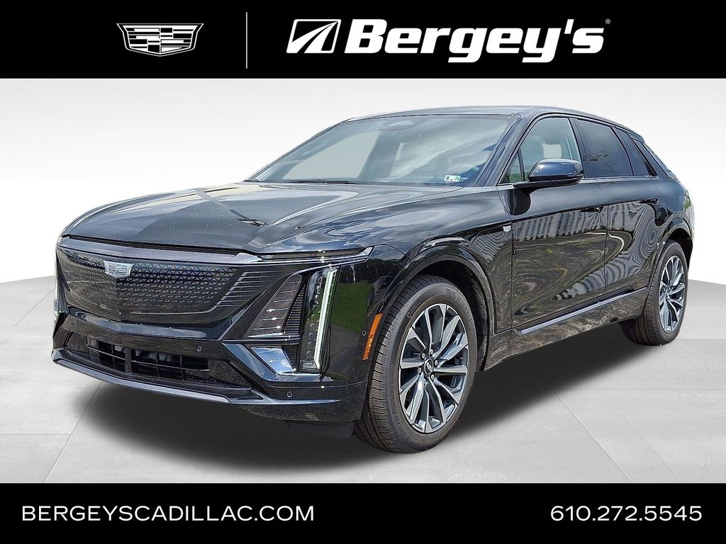Stellar Black Metallic 2025 Cadillac LYRIQ SUV / Crossover All-Wheel Drive 1-Speed Automatic