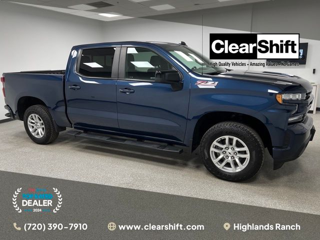 Northsky Blue Metallic 2022 Chevrolet Silverado 1500 Pickup Truck Four-Wheel Drive 8-Speed Automatic