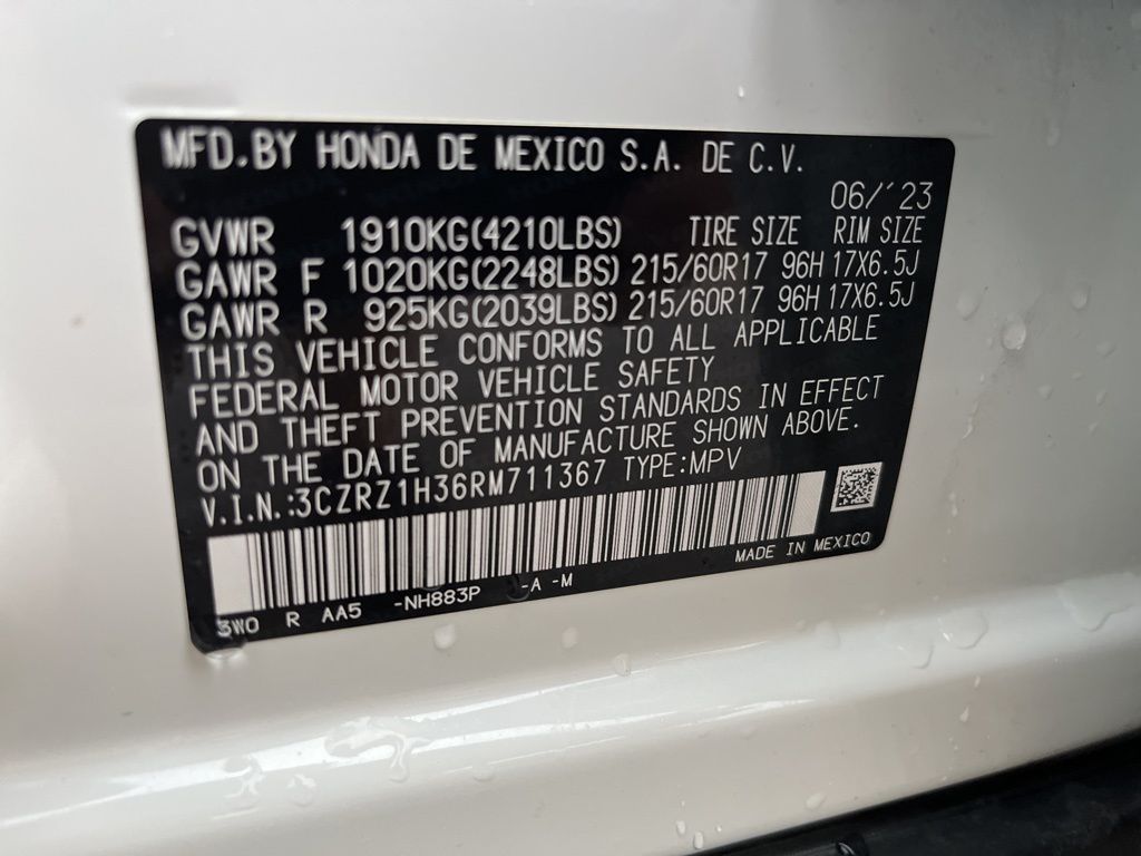 2024 Honda HR-V LX 10