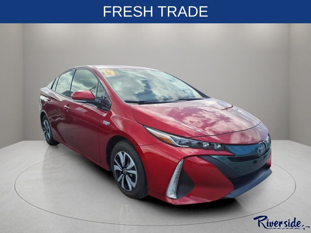 Hypersonic Red 2019 Toyota Prius Prime Hatchback Front-Wheel Drive Continuously Variable Transmission