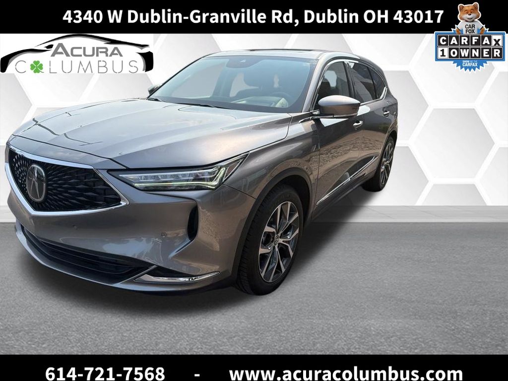 Liquid Carbon Metallic 2022 Acura MDX SUV / Crossover All-Wheel Drive Automatic