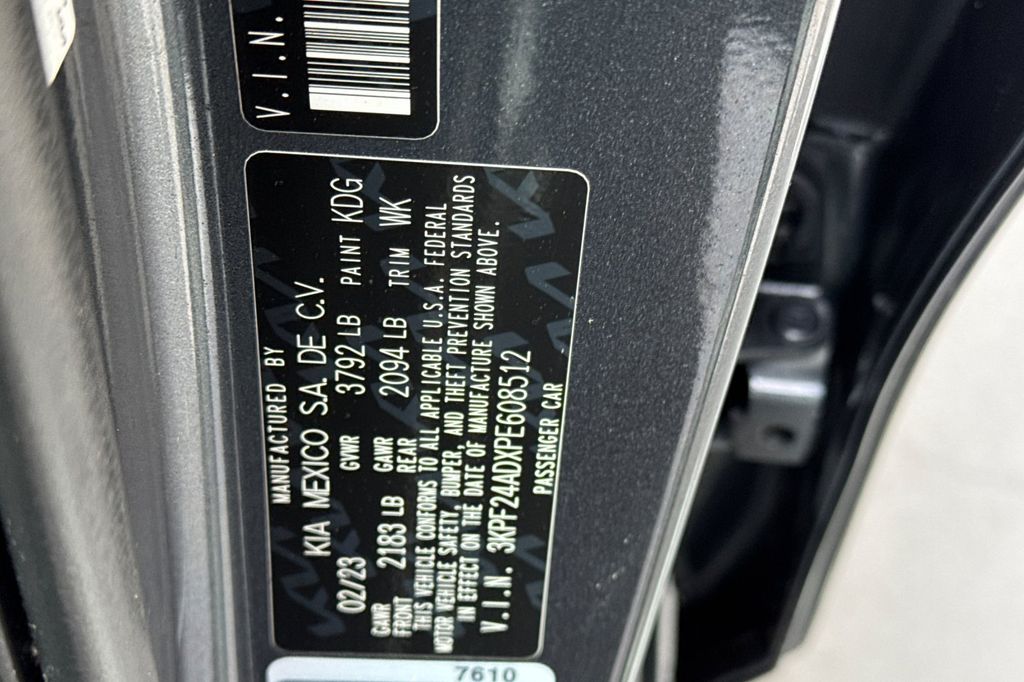 used 2023 Kia Forte car, priced at $18,912