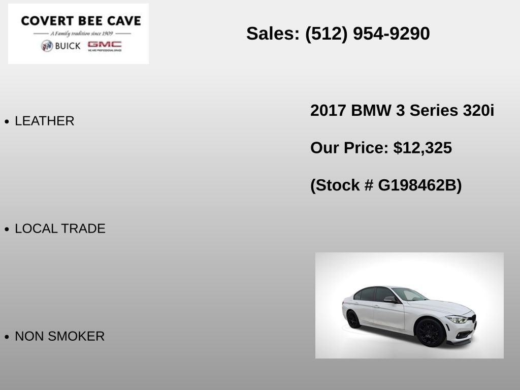 Used Car 2017 Bmw 3 Series  320i For Sale Under $15,000 In Austin, Texas