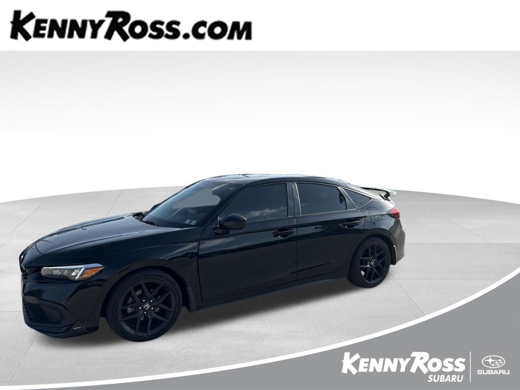 Crystal Black Pearl 2024 Honda Civic Hatchback Hatchback Front-Wheel Drive Continuously Variable Transmission