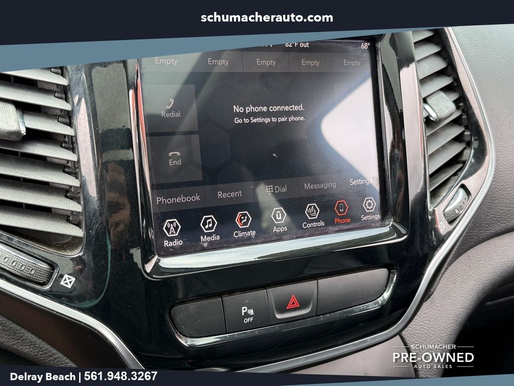 used 2019 Jeep Cherokee car, priced at $12,777