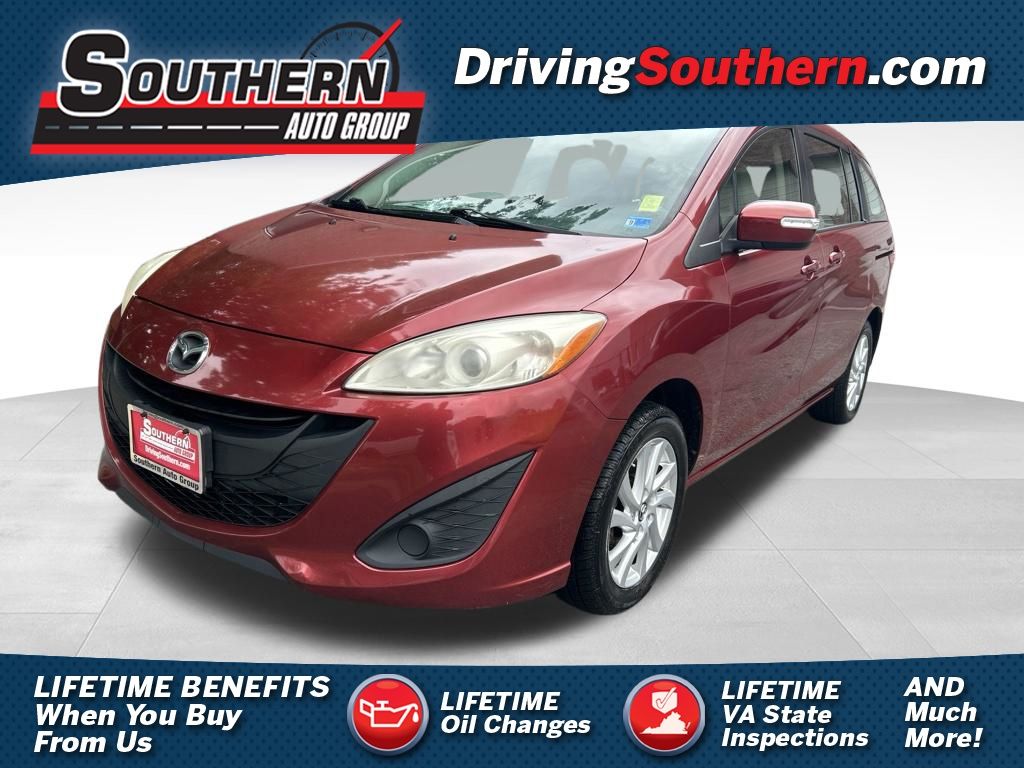 2014 Mazda MAZDA5 Rojo (Zeal Red Mica) Minivan Tracción delantera 5 velocidades Automática marcha alta