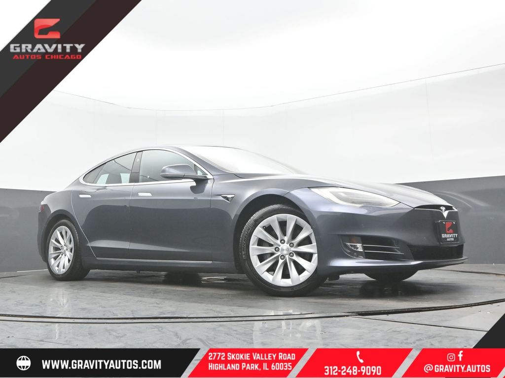 Gray 2018 Tesla Model S 75D AWD Sedan All-Wheel Drive 1-Speed Automatic