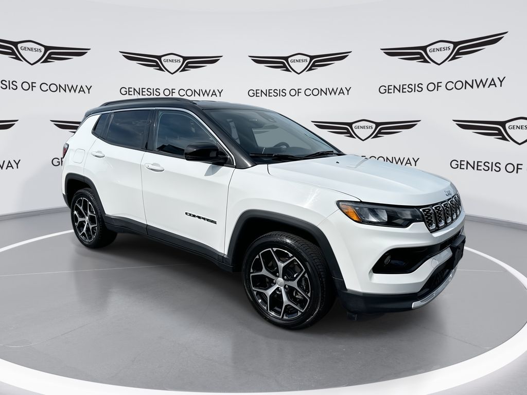 Bright White Clearcoat 2024 Jeep Compass SUV / Crossover Four-Wheel Drive 8-Speed Automatic