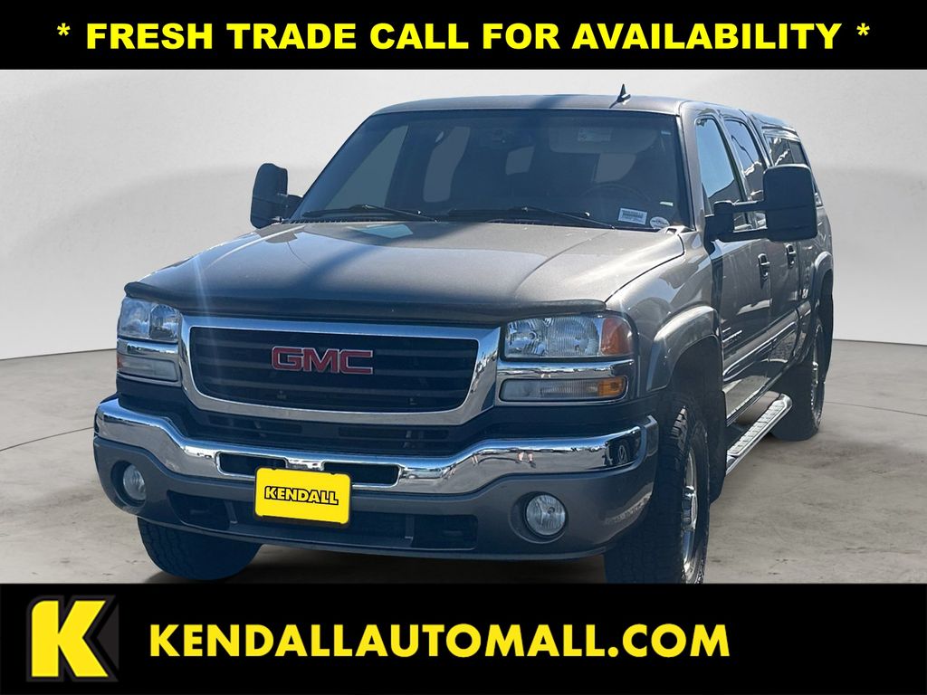 Steel Gray Metallic 2006 GMC Sierra 2500HD SLE1 Crew Cab 4WD Pickup Truck Four-Wheel Drive 6-Speed Automatic