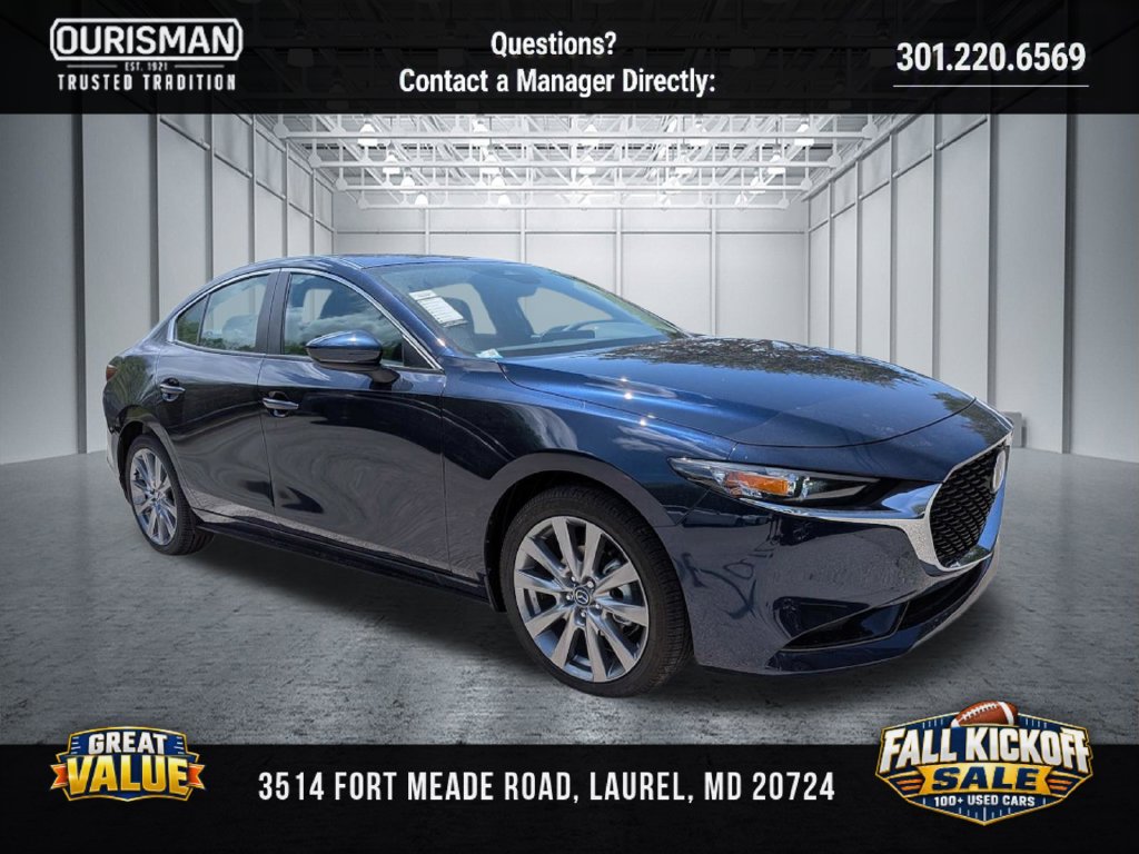 Deep Crystal Blue Mica 2026 Mazda MAZDA3 Sedan Front-Wheel Drive 6-Speed Automatic