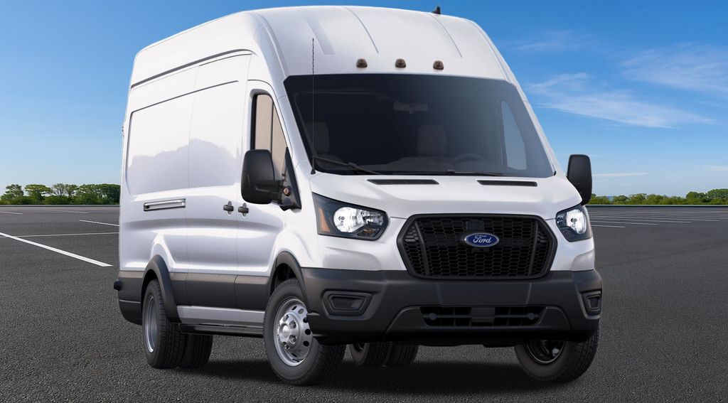 New 2025 Ford Transit Cargo Van DRW 148 WB Extended 350 HD High Roof