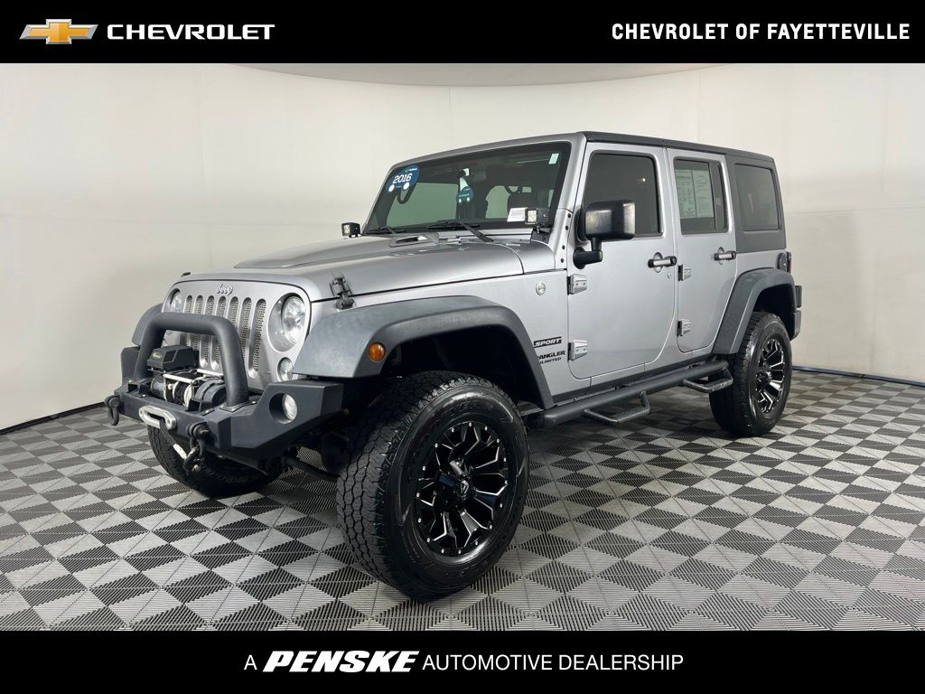 Billet Silver Metallic Clearcoat 2016 Jeep Wrangler SUV / Crossover Four-Wheel Drive 5-Speed Automatic