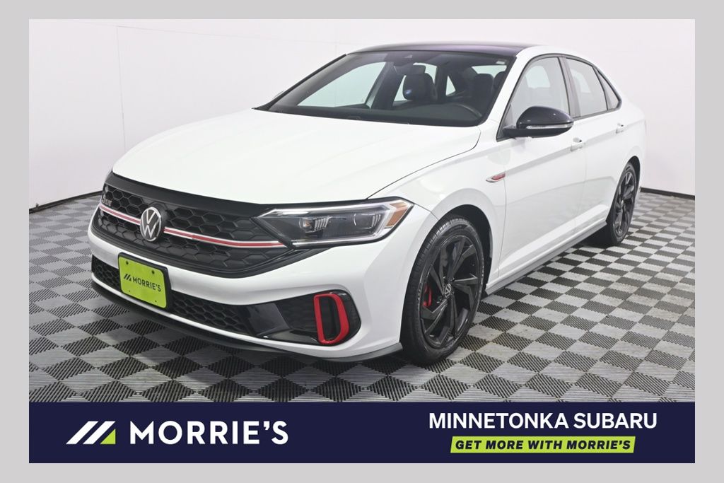 Pure White 2024 Volkswagen Jetta GLI Sedan Front-Wheel Drive 6-Speed Manual