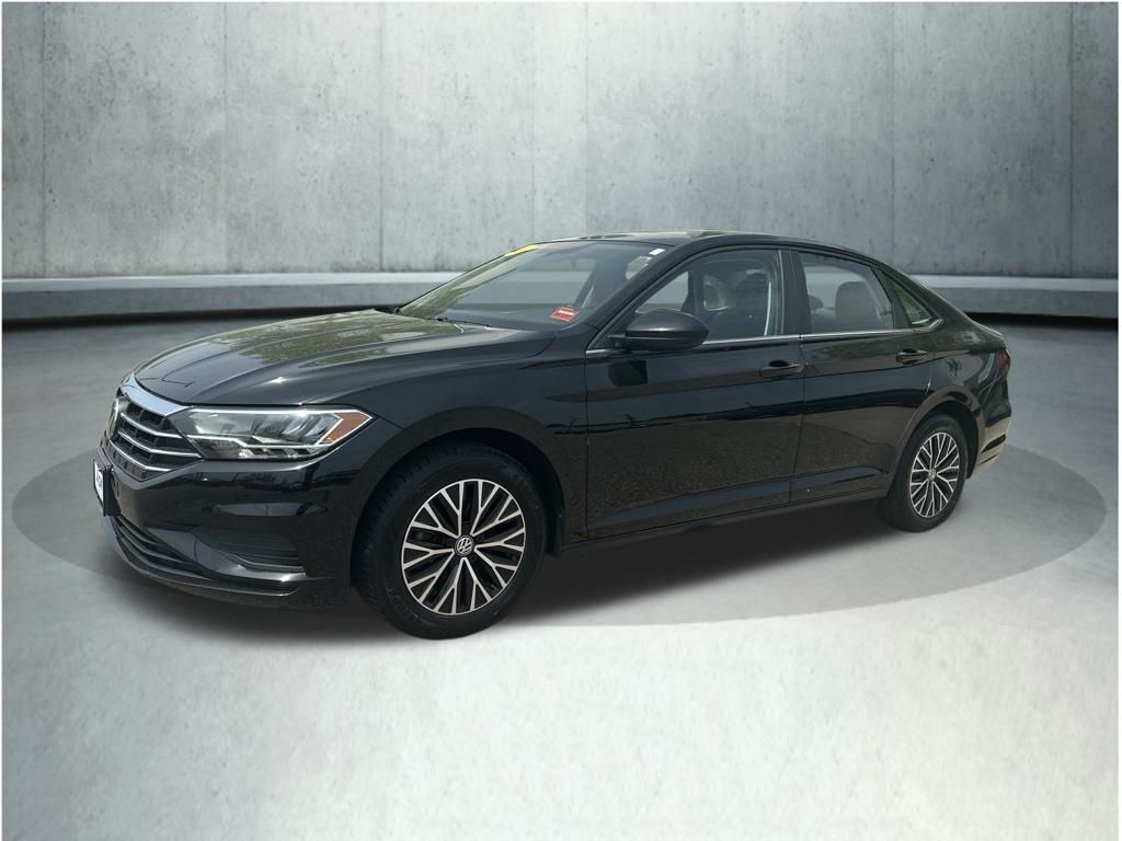 Black Uni 2019 Volkswagen Jetta SE FWD Sedan Front-Wheel Drive 8-Speed Automatic
