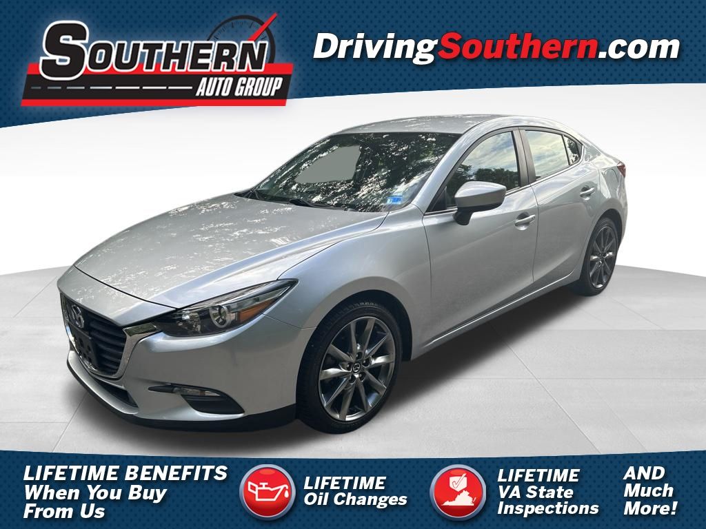 Sonic Silver Metallic 2018 Mazda MAZDA3 Sedan Front-Wheel Drive 6-Speed Automatic